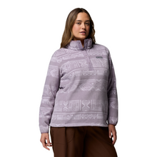 Load image into Gallery viewer, Columbia Women&#39;s Benton Springs Printed Half Snap Fleece (Shale Purple Deschutes Days)
