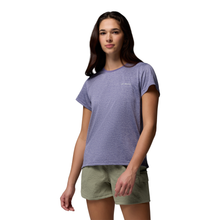 Load image into Gallery viewer, Columbia Women's BlueVista Hill Short Sleeve Technical Tee (Stormwatch Heather)
