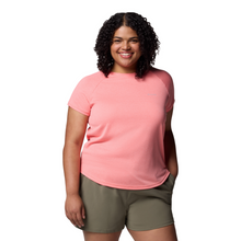 Load image into Gallery viewer, Columbia Women&#39;s Bogata Bay Short Sleeve Technical Tee (Alpenglow)
