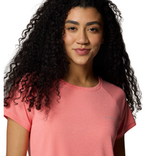 Load image into Gallery viewer, Columbia Women&#39;s Bogata Bay Short Sleeve Technical Tee (Alpenglow)
