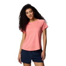 Load image into Gallery viewer, Columbia Women&#39;s Bogata Bay Short Sleeve Technical Tee (Alpenglow)
