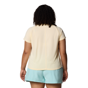 Columbia Women's Bogata Bay Short Sleeve Technical Tee (Lemon Wash)