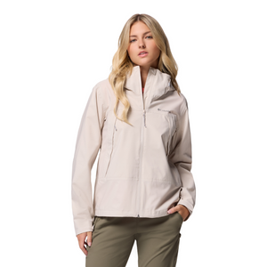 Columbia Women's Boulder Falls Waterproof Jacket (Dark Stone)