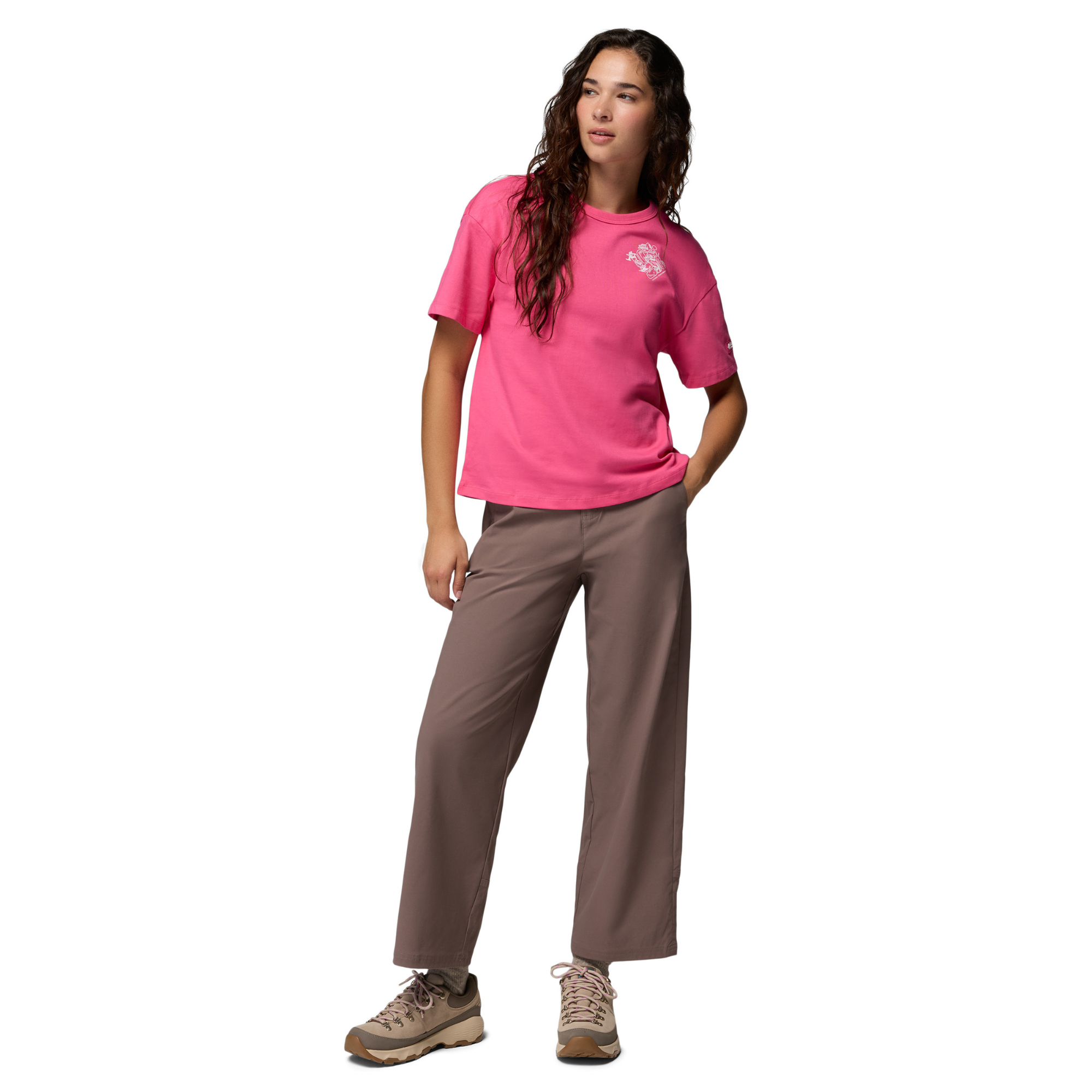 Columbia Women's CSC Heavyweight Graphic Short Sleeve Tee Nico Wintery Excitement 657 2154961