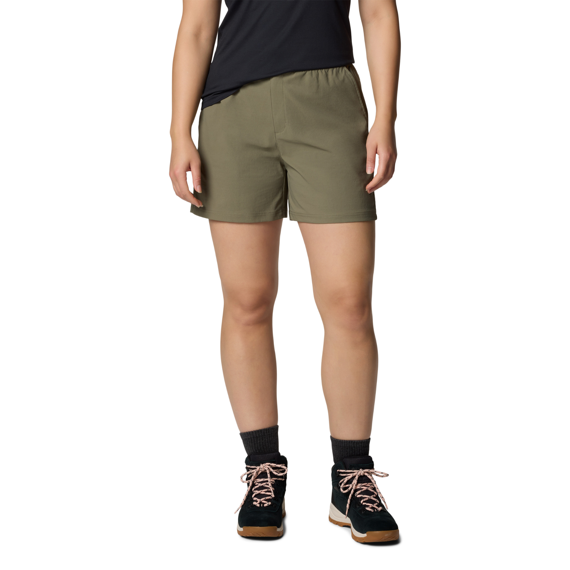 Columbia Women's Cedar Crest Shorts (Stone Green)(5in)