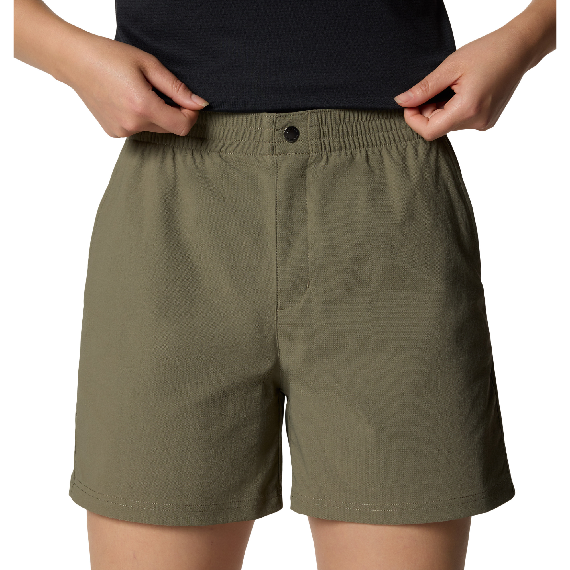 Columbia Women's Cedar Crest Shorts (Stone Green)(5in)
