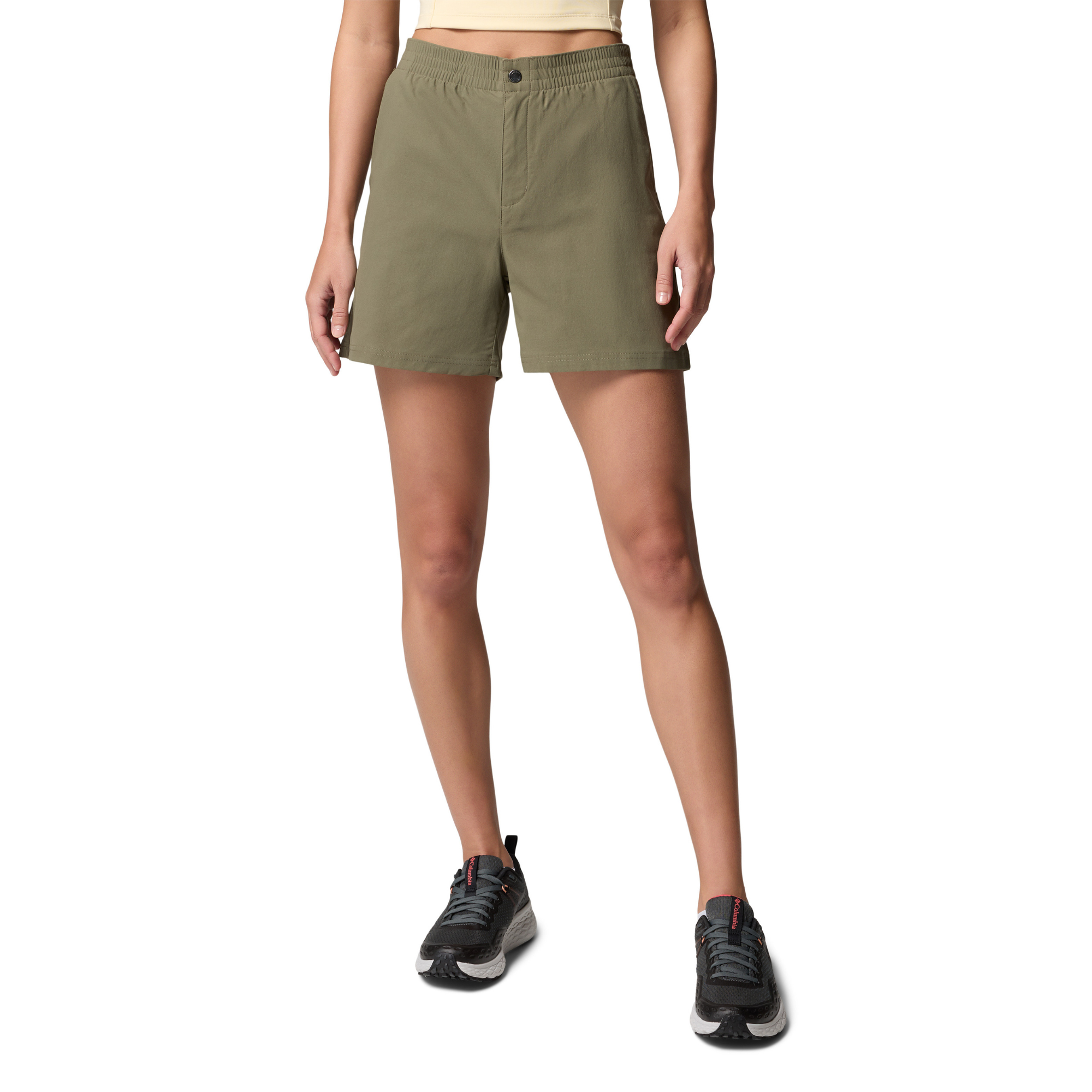 Columbia Women's Cedar Crest Shorts (Stone Green)(5in)
