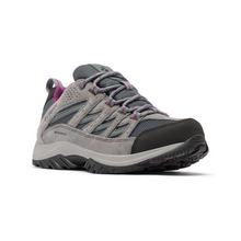 Load image into Gallery viewer, Columbia Women&#39;s Crestwood II Waterproof Trail Shoes (Graphite/Wild Iris)

