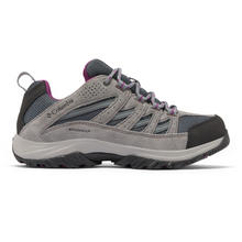 Load image into Gallery viewer, Columbia Women&#39;s Crestwood II Waterproof Trail Shoes (Graphite/Wild Iris)

