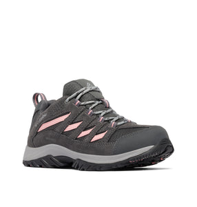 Columbia Women's Crestwood V2 Waterproof Trail Shoes (Dark Grey/Salmon Rose)