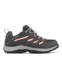 Load image into Gallery viewer, Columbia Women&#39;s Crestwood V2 Waterproof Trail Shoes (Dark Grey/Salmon Rose)
