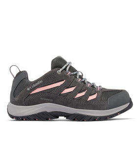 Columbia Women's Crestwood V2 Waterproof Trail Shoes (Dark Grey/Salmon Rose)