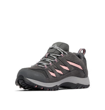 Load image into Gallery viewer, Columbia Women&#39;s Crestwood V2 Waterproof Trail Shoes (Dark Grey/Salmon Rose)
