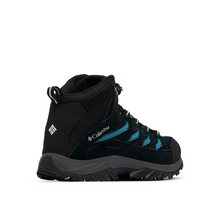 Load image into Gallery viewer, Columbia Women&#39;s Crestwood Waterproof Mid Trail Boots (Black/Skylight)

