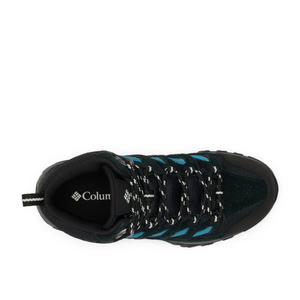 Columbia Women's Crestwood Waterproof Mid Trail Boots (Black/Skylight)