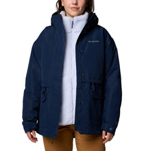 Load image into Gallery viewer, Columbia Women&#39;s Drop Ridge II Interchange 3-IN-1 Insulated Waterproof Jacket (Collegiate Navy)
