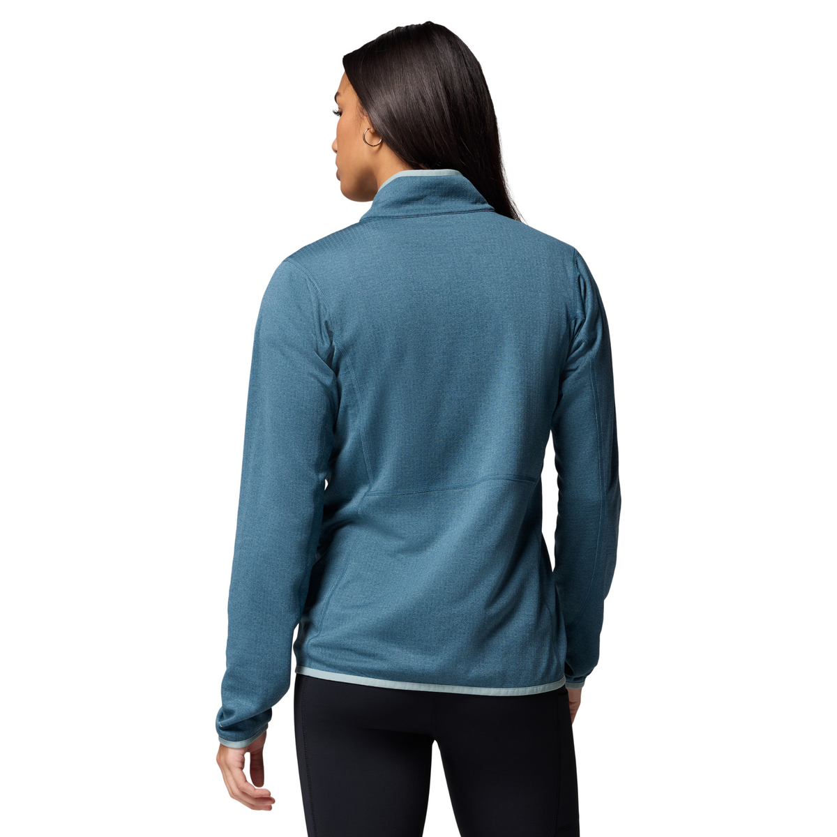 Columbia Women's Essential Hike Grid Full Zip Fleece (Everblue/Crushed Blue)