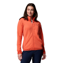 Load image into Gallery viewer, Columbia Women&#39;s Essential Hike Grid Full Zip Fleece (Zing)
