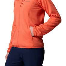 Load image into Gallery viewer, Columbia Women&#39;s Essential Hike Grid Full Zip Fleece (Zing)

