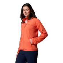 Load image into Gallery viewer, Columbia Women&#39;s Essential Hike Grid Full Zip Fleece (Zing)
