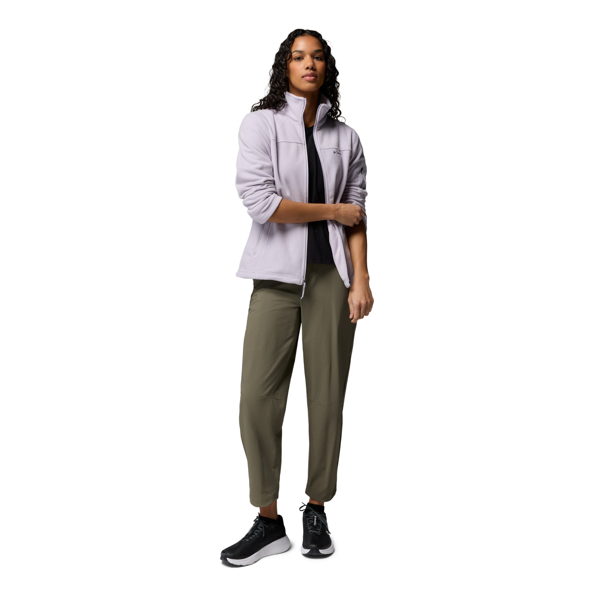 Columbia Women's Fast Trek II Full Zip Fleece (Lavender Pearl)