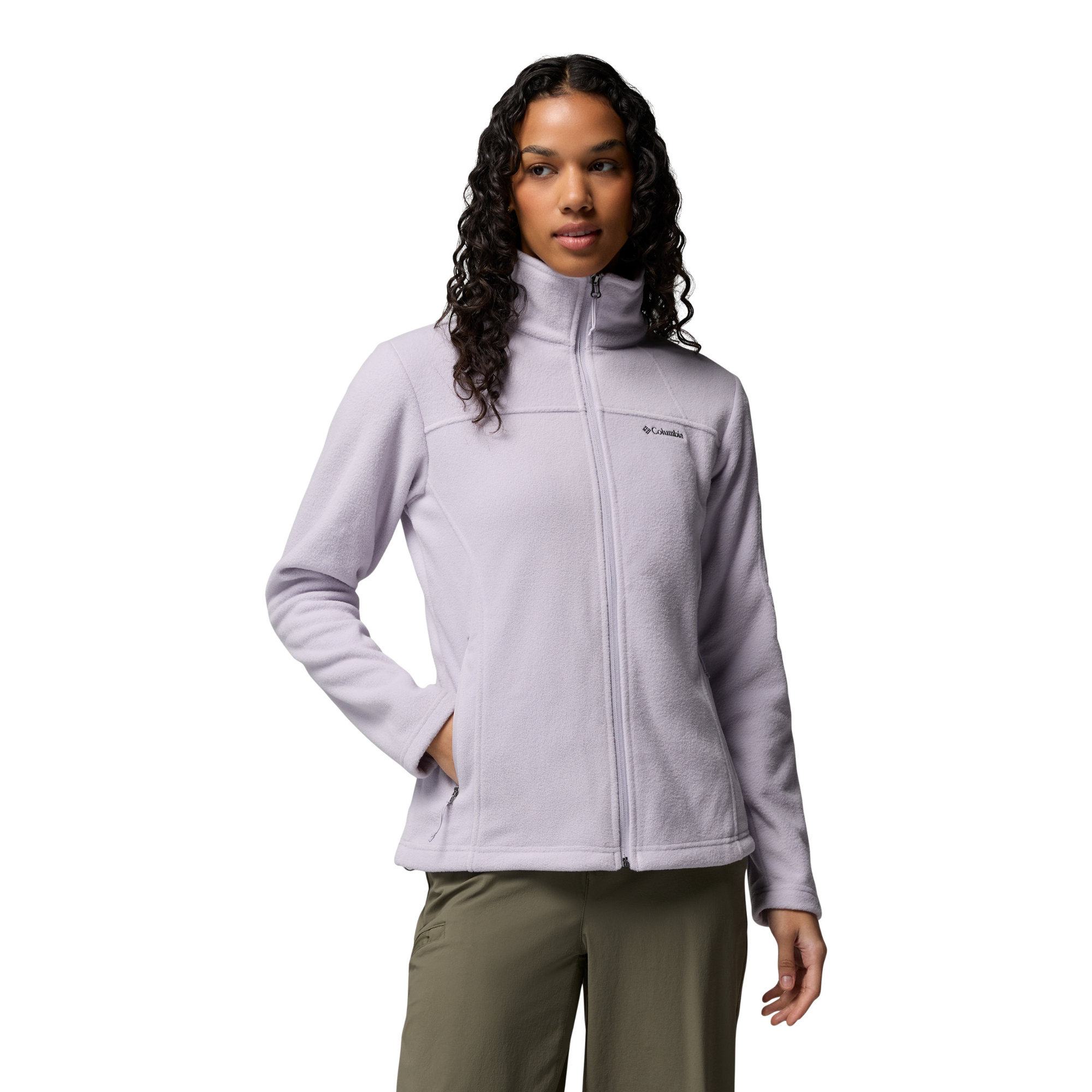 Columbia Women's Fast Trek II Full Zip Fleece (Lavender Pearl)