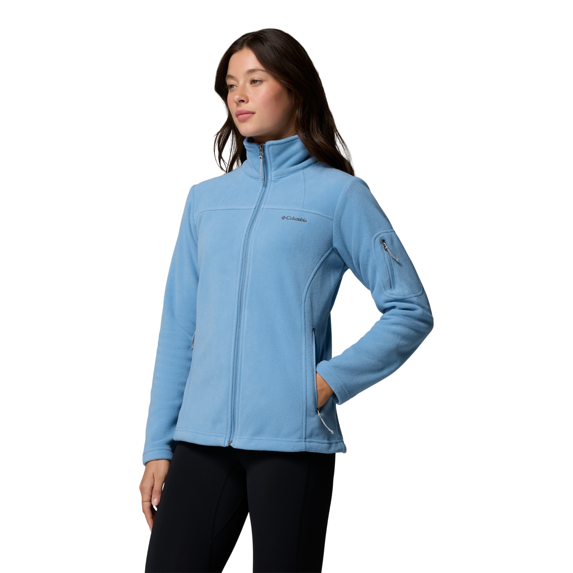 Columbia Women's Fast Trek II Full Zip Fleece Rainy Day 447 1465351