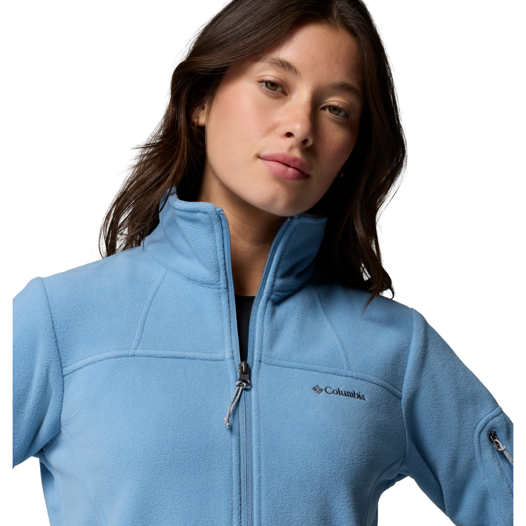 Columbia Women's Fast Trek II Full Zip Fleece Rainy Day 447 1465351