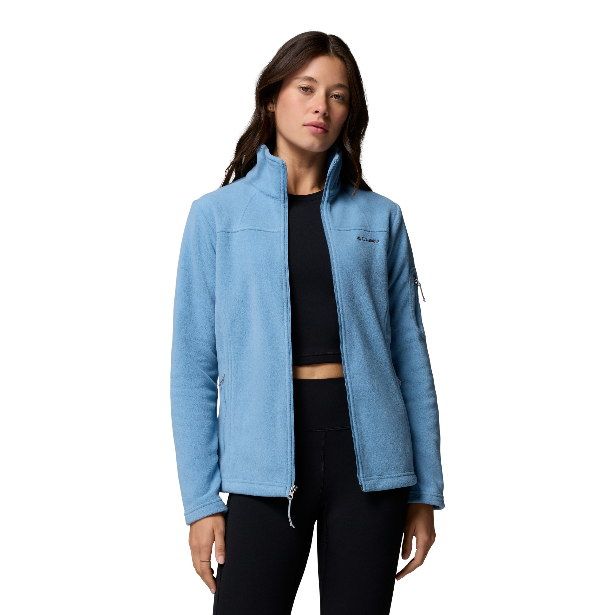 Columbia Women's Fast Trek II Full Zip Fleece Rainy Day 447 1465351