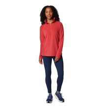 Load image into Gallery viewer, Columbia Women&#39;s Glacial IV Half Zip Fleece Top (Daredevil)
