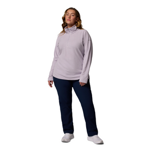 Columbia Women's Glacial IV Half Zip Fleece Top (Lavender Pearl)