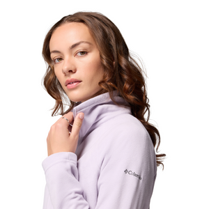 Columbia Women's Glacial IV Half Zip Fleece Top (Lavender Pearl)