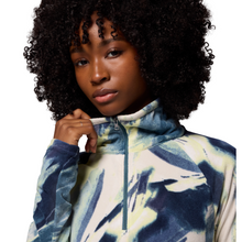 Load image into Gallery viewer, Columbia Women&#39;s Glacial IV Print 1/2 Zip Fleece Top (Everblue Snowflight)
