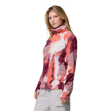 Load image into Gallery viewer, Columbia Women&#39;s Glacial IV Print 1/2 Zip Fleece Top (Zing Snowflight)
