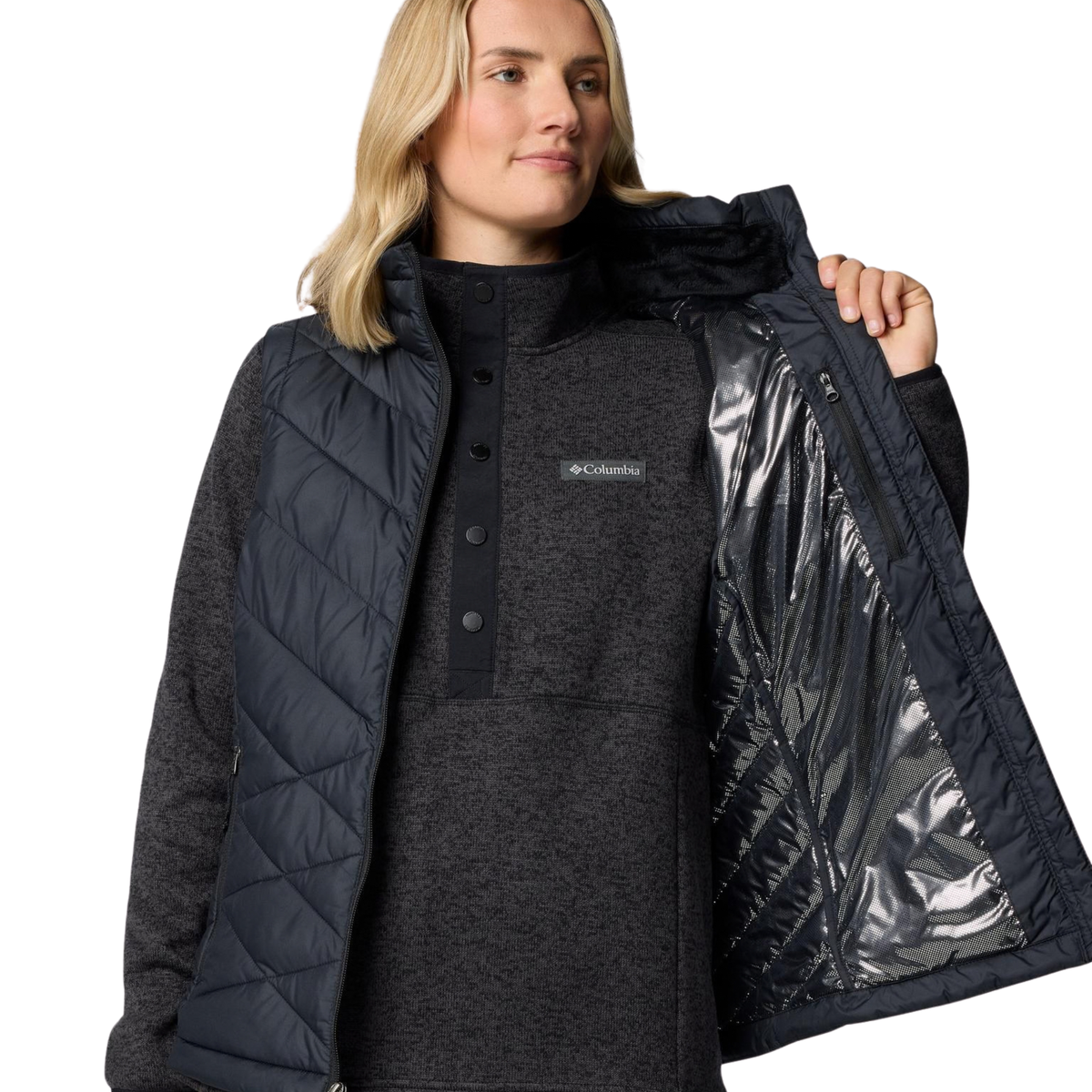 Columbia Women's Heavenly II Insulated Body Warmer (Black)