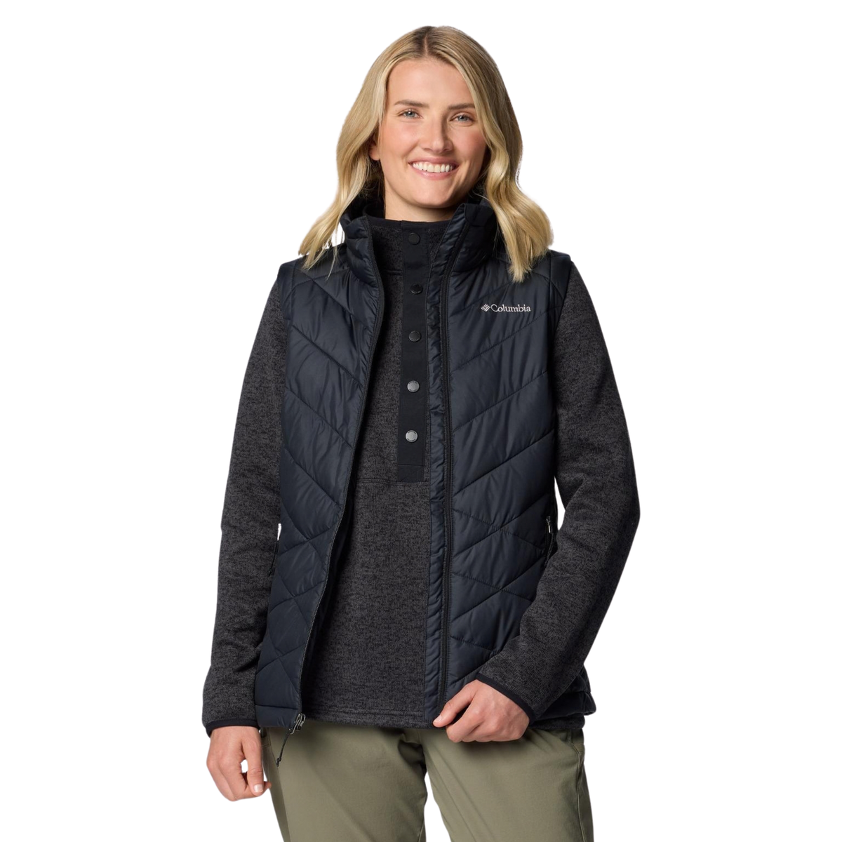 Columbia Women's Heavenly II Insulated Body Warmer (Black)