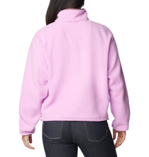 Load image into Gallery viewer, Columbia Women&#39;s Helvetia Cropped Half Snap Fleece (Cosmos/Salmon Rose/Fig)
