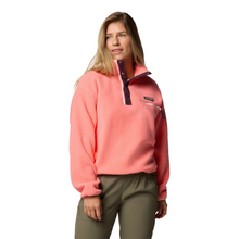 Load image into Gallery viewer, Columbia Women&#39;s Helvetia II Cropped Sherpa Half Snap Fleece (Alpenglow)
