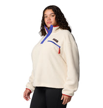 Load image into Gallery viewer, Columbia Women&#39;s Helvetia II Cropped Sherpa Half Snap Fleece (Chalk)
