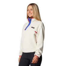 Load image into Gallery viewer, Columbia Women&#39;s Helvetia II Cropped Sherpa Half Snap Fleece (Chalk)
