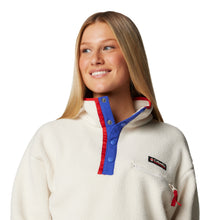 Load image into Gallery viewer, Columbia Women&#39;s Helvetia II Cropped Sherpa Half Snap Fleece (Chalk)
