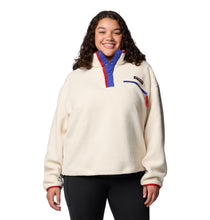 Load image into Gallery viewer, Columbia Women&#39;s Helvetia II Cropped Sherpa Half Snap Fleece (Chalk)
