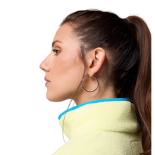 Load image into Gallery viewer, Columbia Women&#39;s Helvetia II Cropped Sherpa Half Snap Fleece (Citron Haze/Black/Compass Blue)
