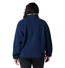 Load image into Gallery viewer, Columbia Women&#39;s Helvetia II Cropped Sherpa Half Snap Fleece (Collegiate Navy)
