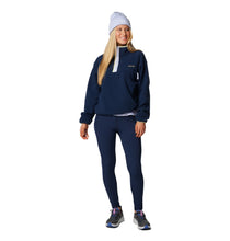 Load image into Gallery viewer, Columbia Women&#39;s Helvetia II Cropped Sherpa Half Snap Fleece (Collegiate Navy)
