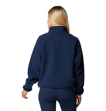 Load image into Gallery viewer, Columbia Women&#39;s Helvetia II Cropped Sherpa Half Snap Fleece (Collegiate Navy)
