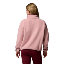 Load image into Gallery viewer, Columbia Women&#39;s Helvetia II Cropped Sherpa Half Snap Fleece (Eraser Pink/Fig/Rich Wine)
