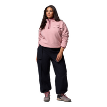 Load image into Gallery viewer, Columbia Women&#39;s Helvetia II Cropped Sherpa Half Snap Fleece (Eraser Pink/Fig/Rich Wine)
