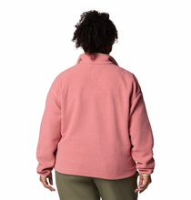 Load image into Gallery viewer, Columbia Women&#39;s Helvetia II Cropped Sherpa Half Snap Fleece (Pink Agave)
