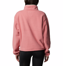 Load image into Gallery viewer, Columbia Women&#39;s Helvetia II Cropped Sherpa Half Snap Fleece (Pink Agave)
